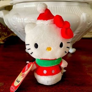 Hallmark Itty Bittys Hello Kitty Sanrio Christmas Holiday Plush Tags 🎄